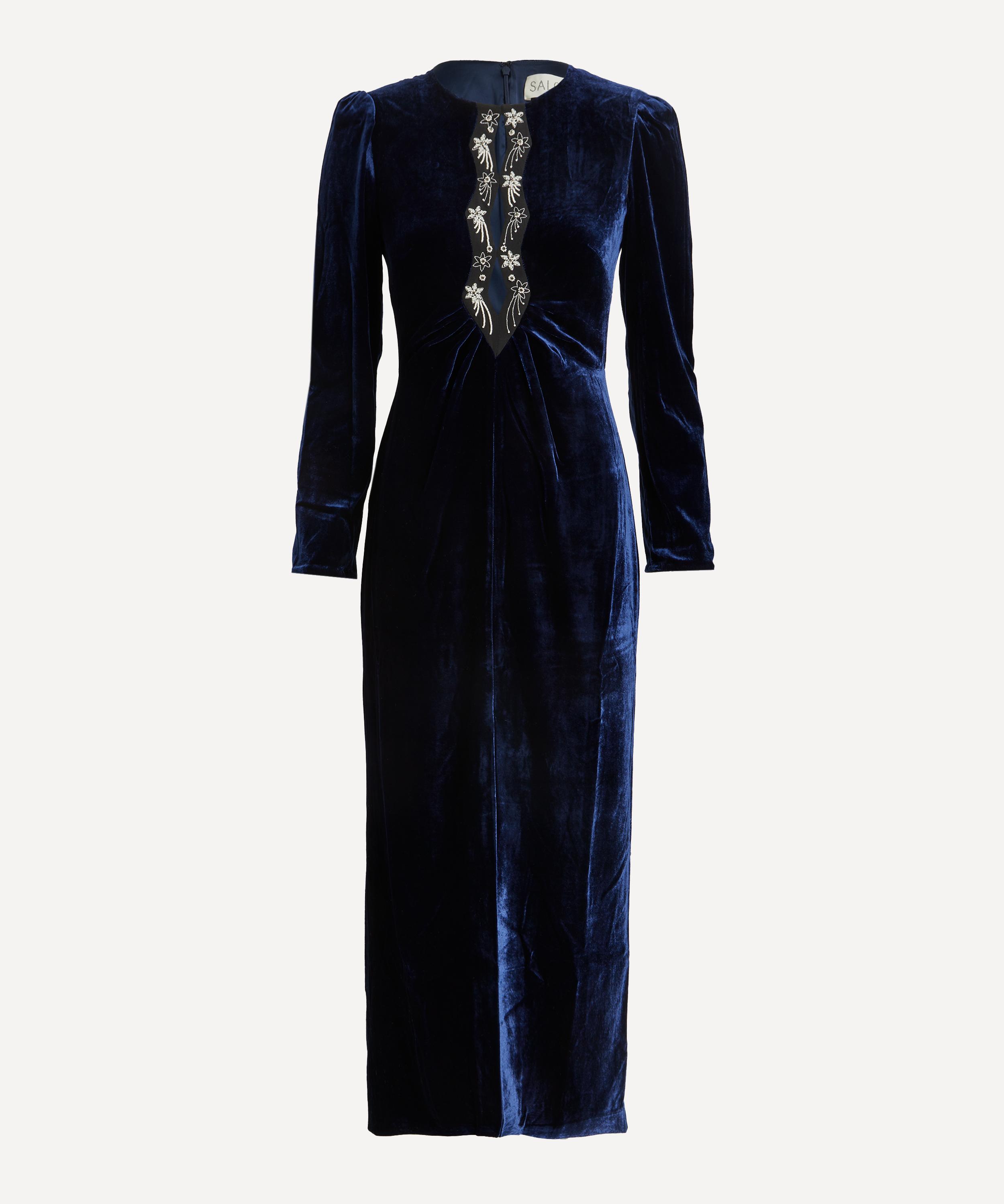 Saloni 2024 navy dress