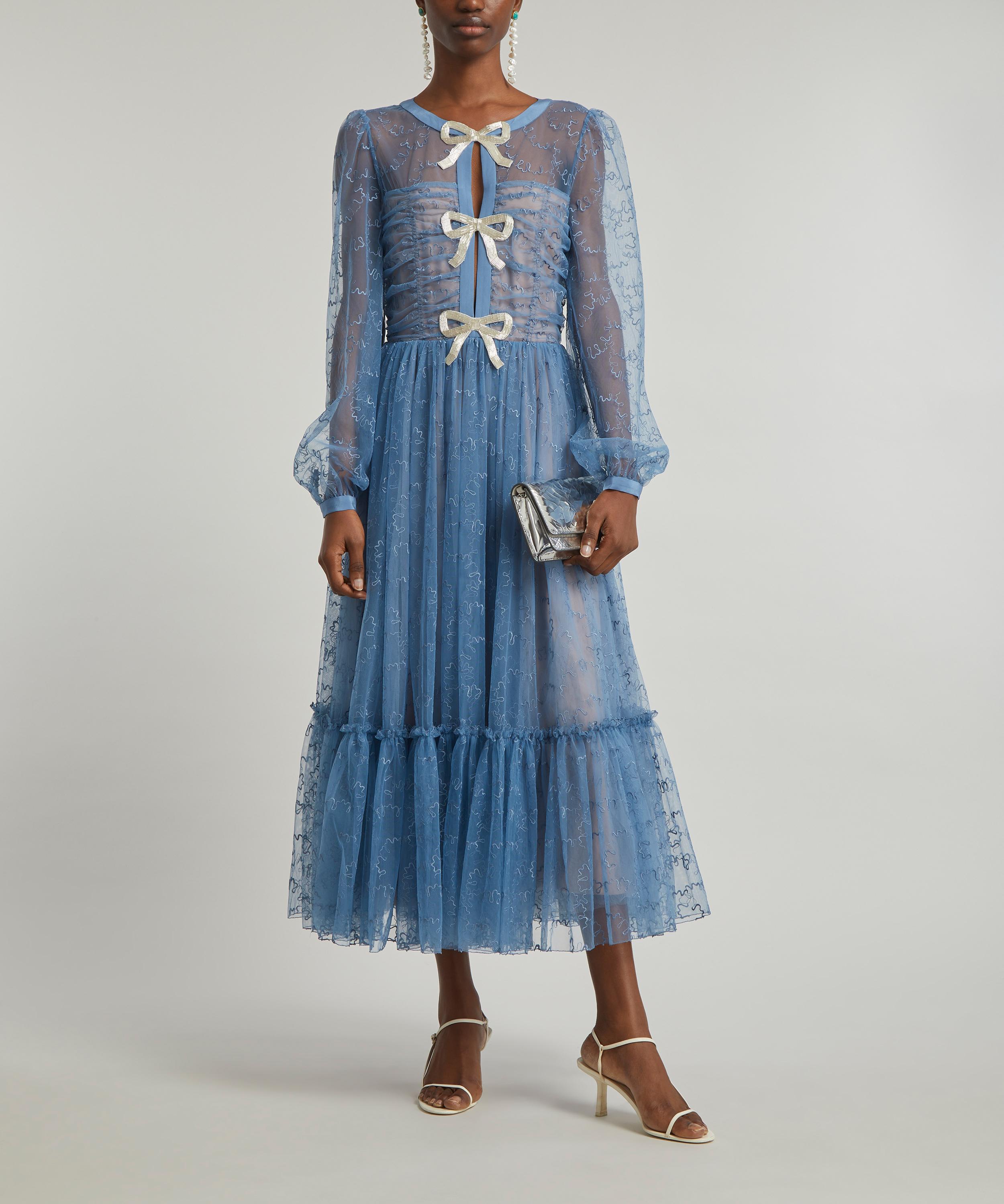 Saloni 2025 blue dress