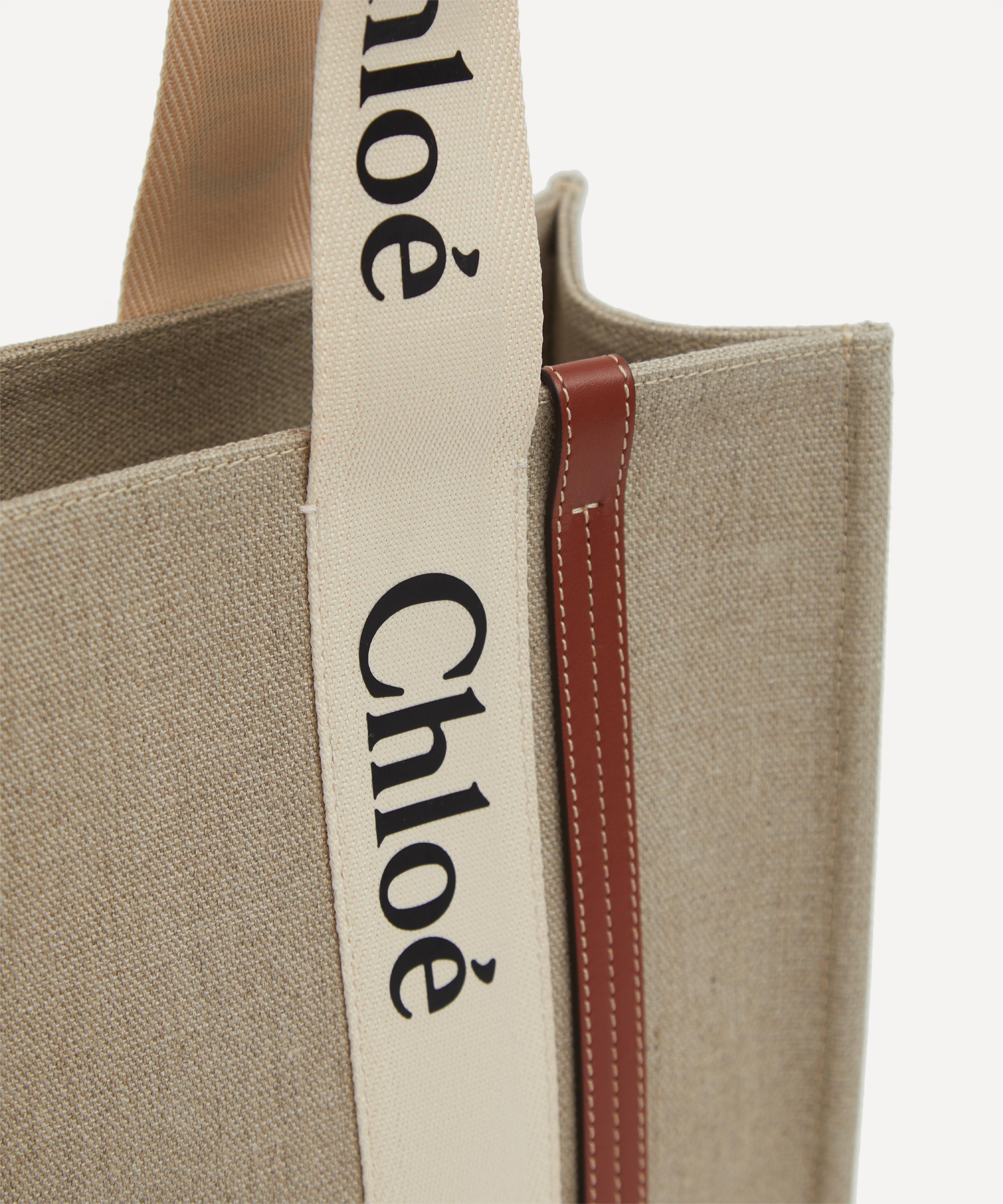 Chloé - Medium Woody Tote Bag image number 4