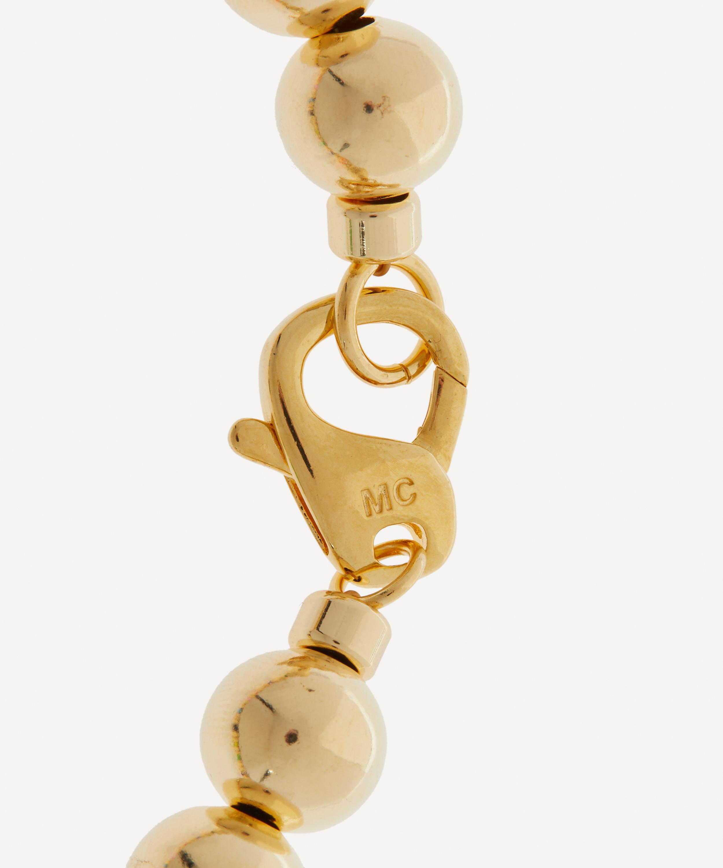 Martha Calvo - 14ct Gold-Plated Elton Bead Necklace image number 2