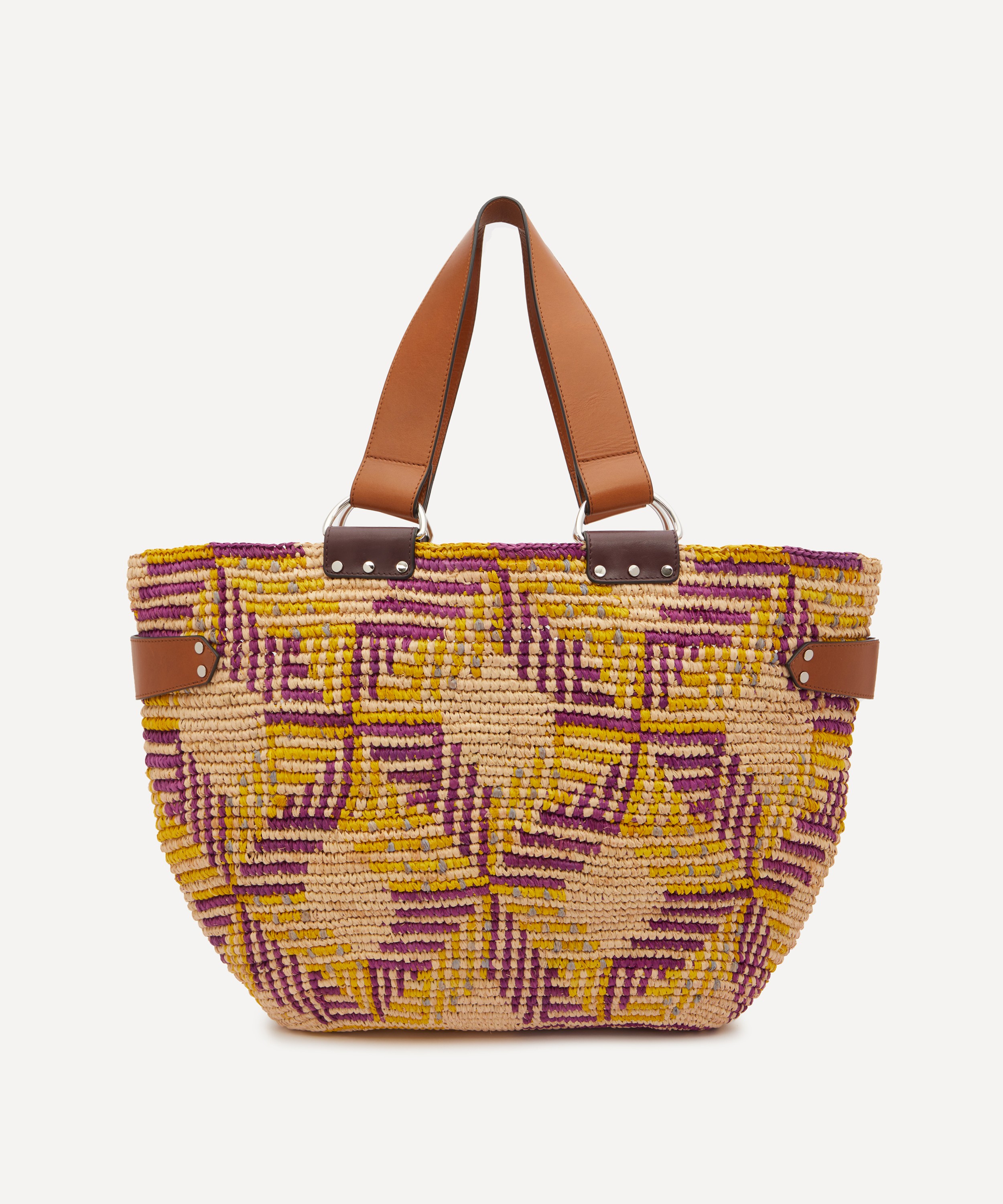 Isabel Marant Coiba Raffia-Embellished Tote Bag