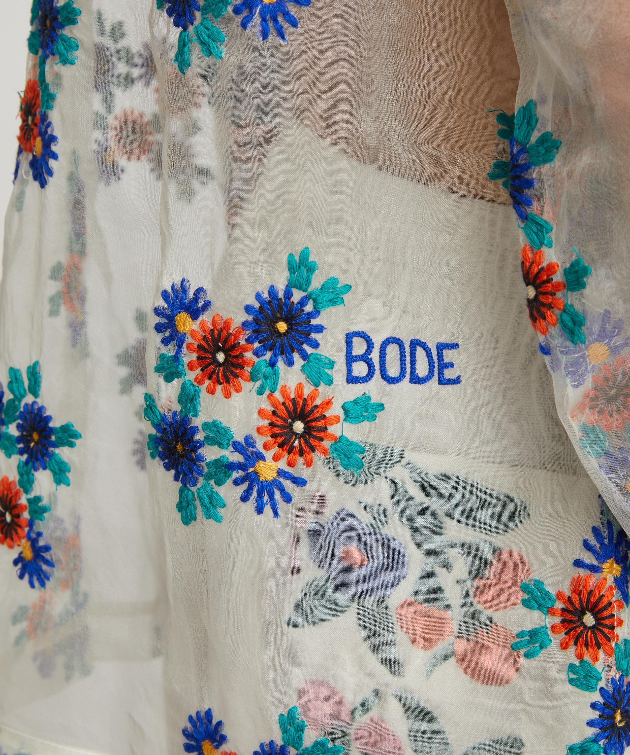 Bode Sheer Daisy Long-Sleeve Shirt | Liberty