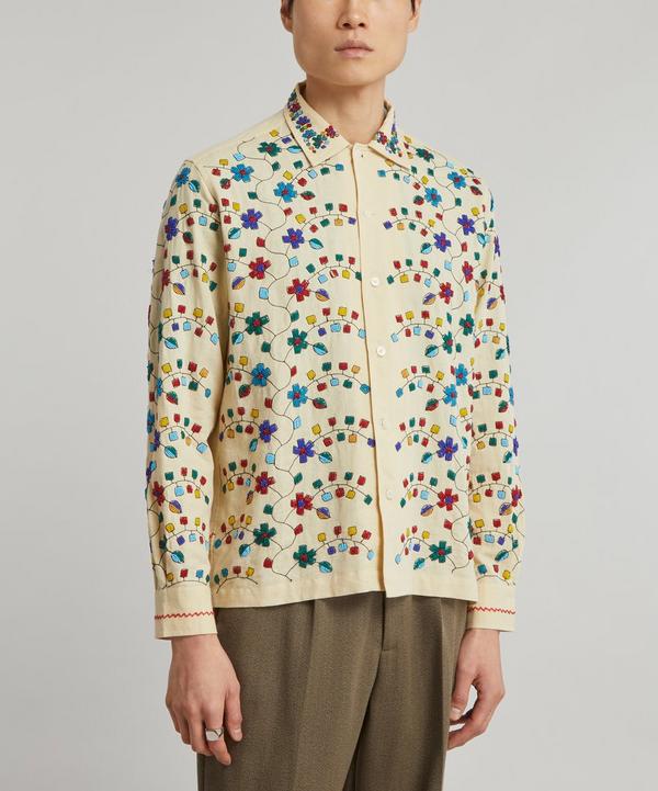 Bode Beaded Trailing Blossom Shirt | Liberty Bode Beaded Trailing Blossom Shirt | Liberty