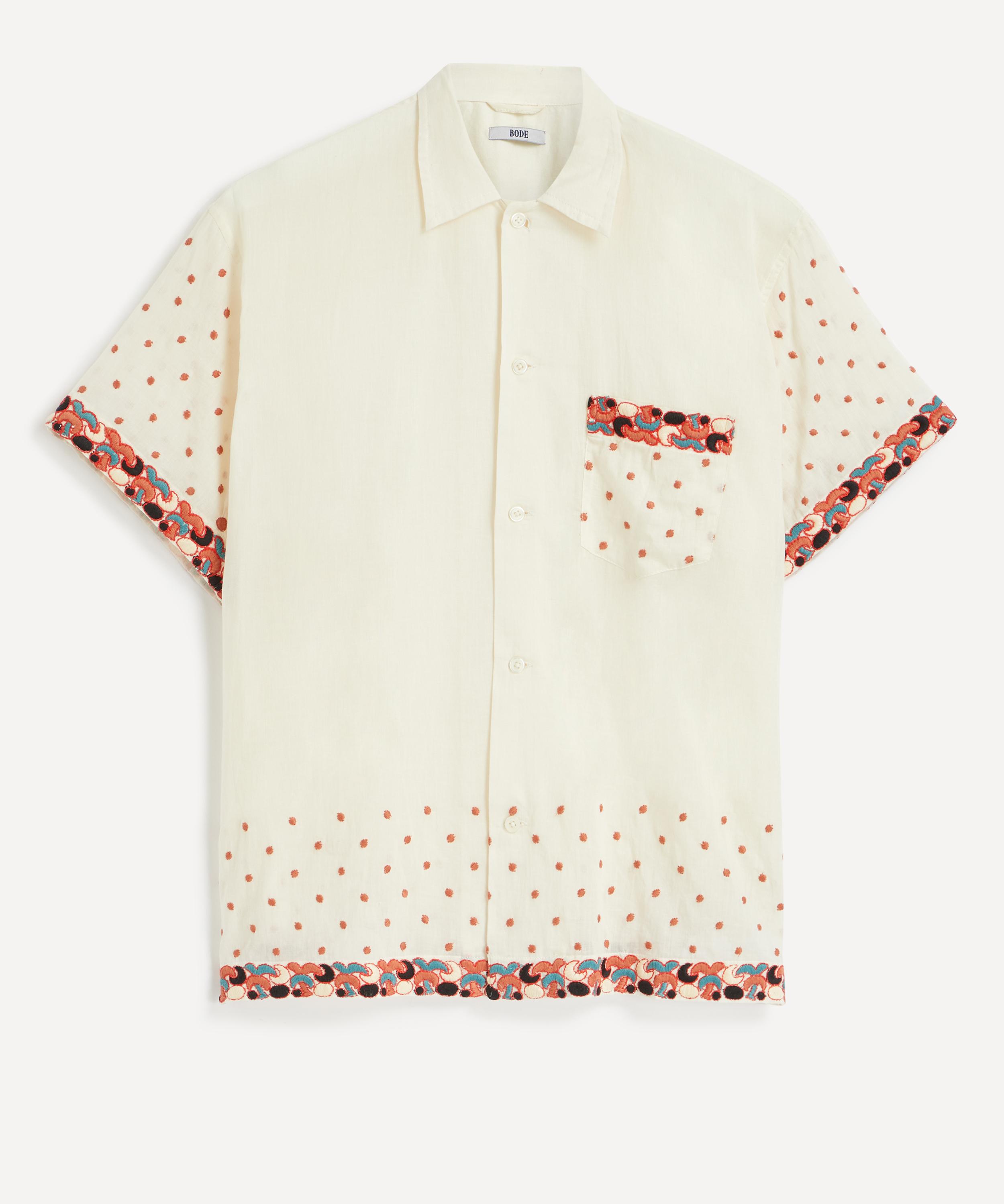 Bode - Whirling Dot Short-Sleeve Shirt image number 0