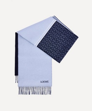 Loewe - Skinny Anagram Wool-Blend Scarf image number 2