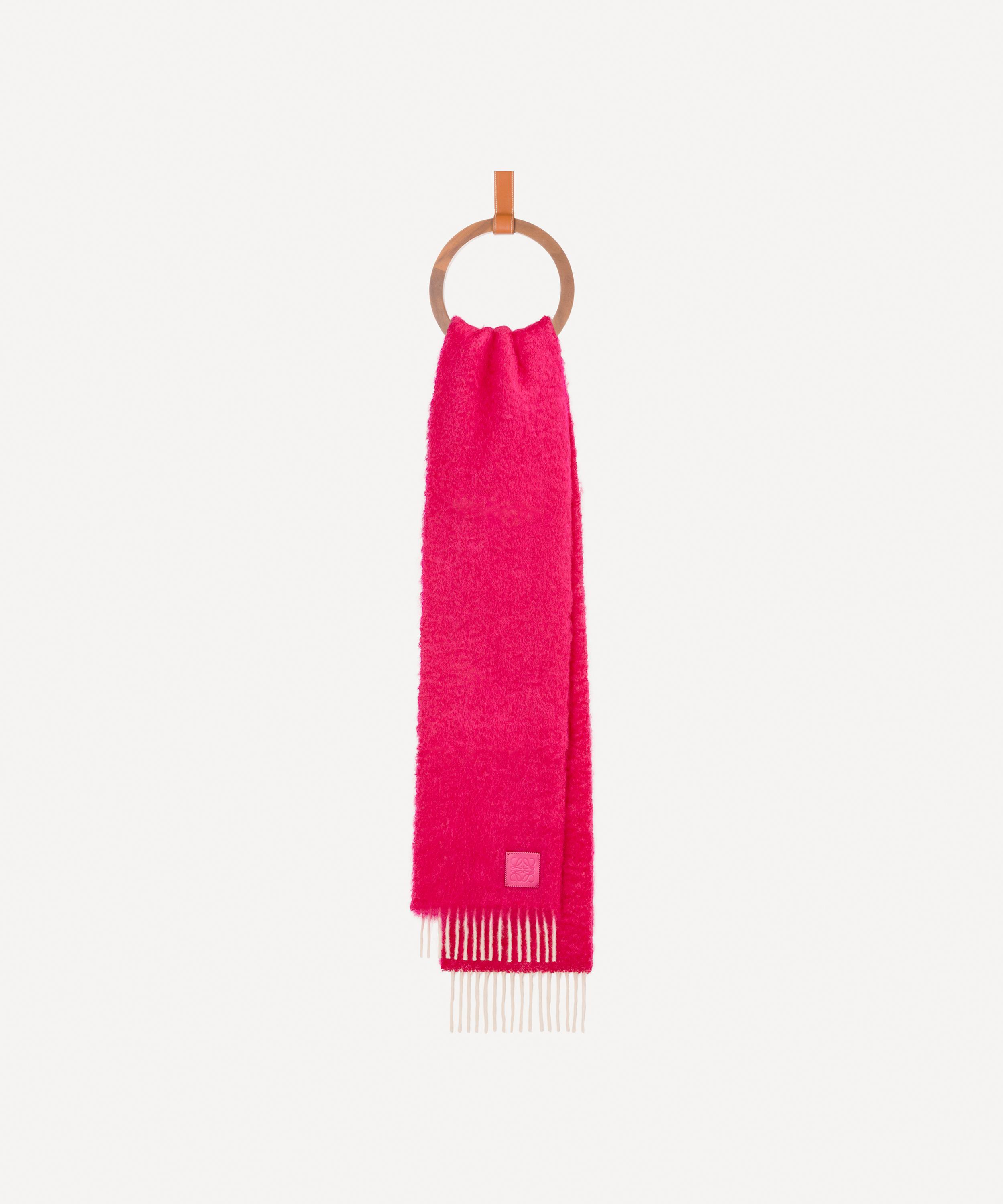 Loewe Short Scarf in Wool and Mohair Liberty