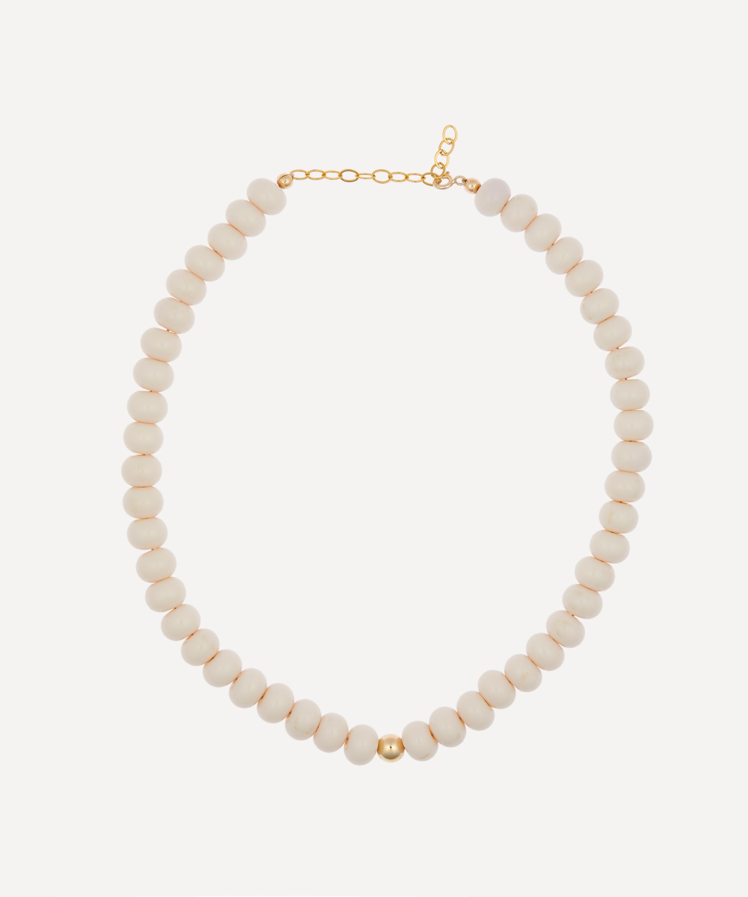 AURUM + GREY - Gold-Filled Cherry Bead Necklace image number 