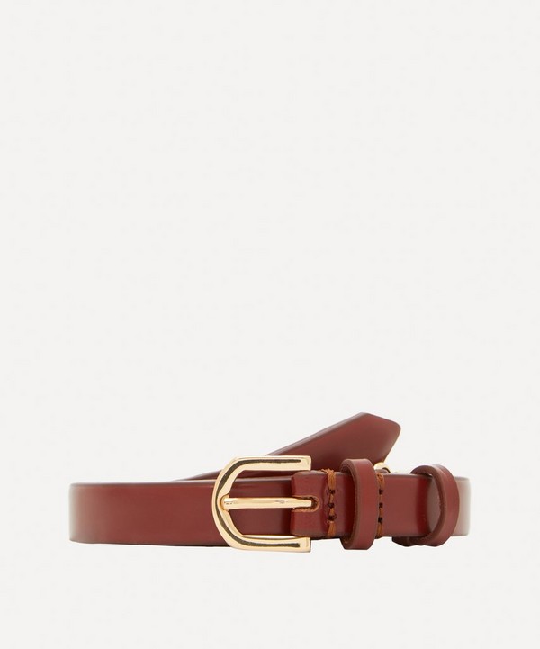 Toteme - Double Clasp Leather Belt