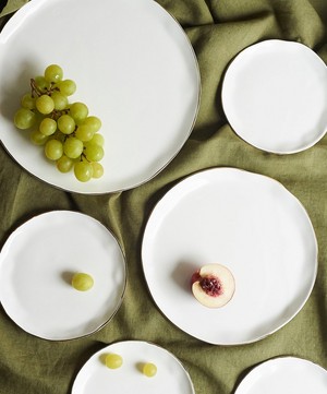 Feldspar - Gold Dinner Plate Set of 4 image number 1