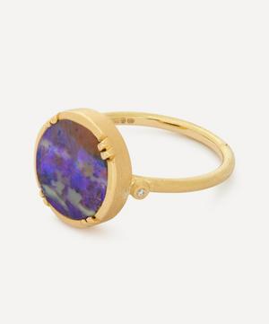Brooke Gregson - 18ct Gold Orbit Opal and Diamond Ring image number 2