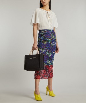 Marni - Butterfly-Sleeve Silk Top image number 1
