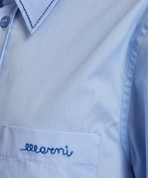 Marni - Logo-Embroidered Cotton Shirt image number 4