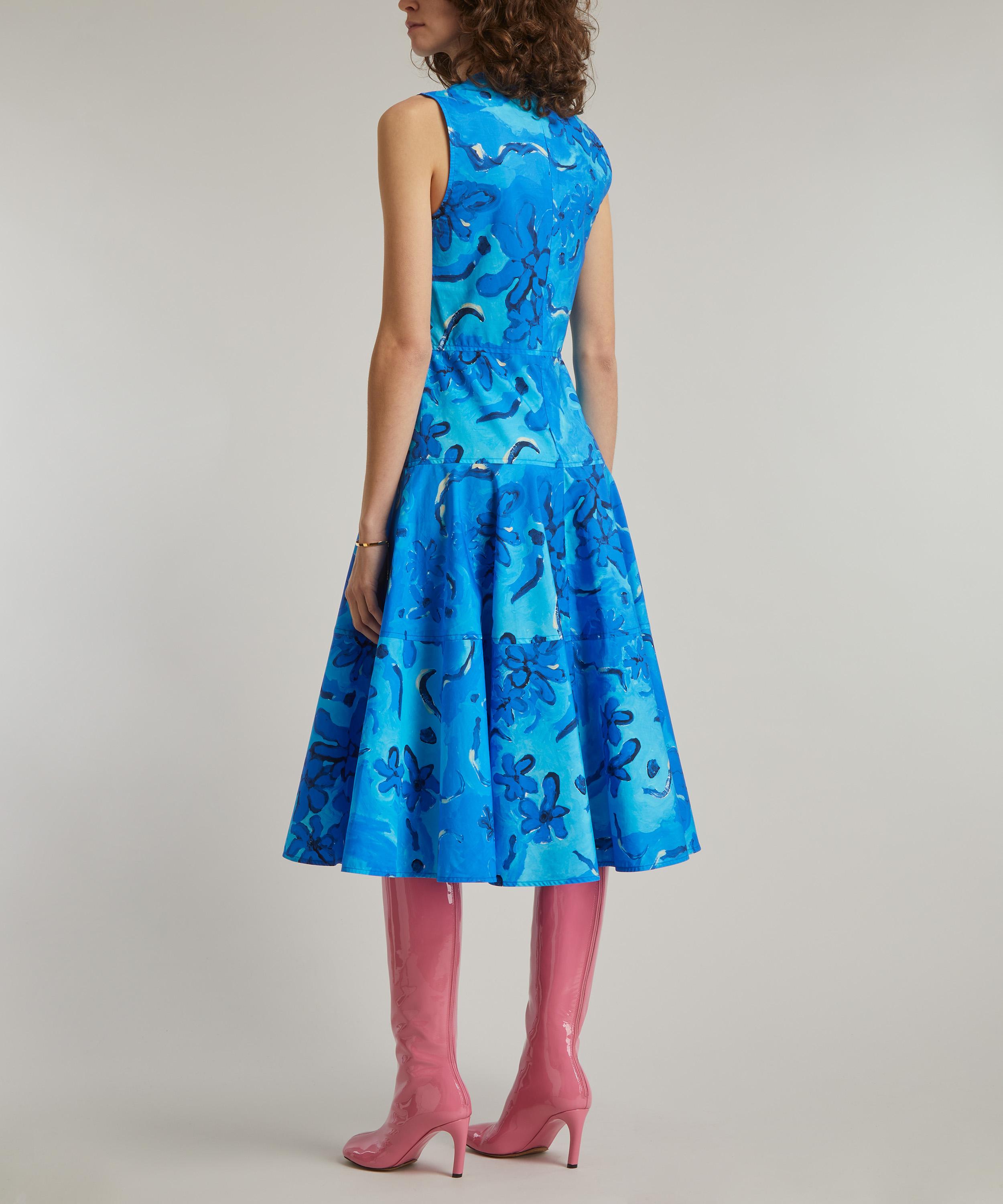 Marni - Printed Circle Midi-Dress image number 3