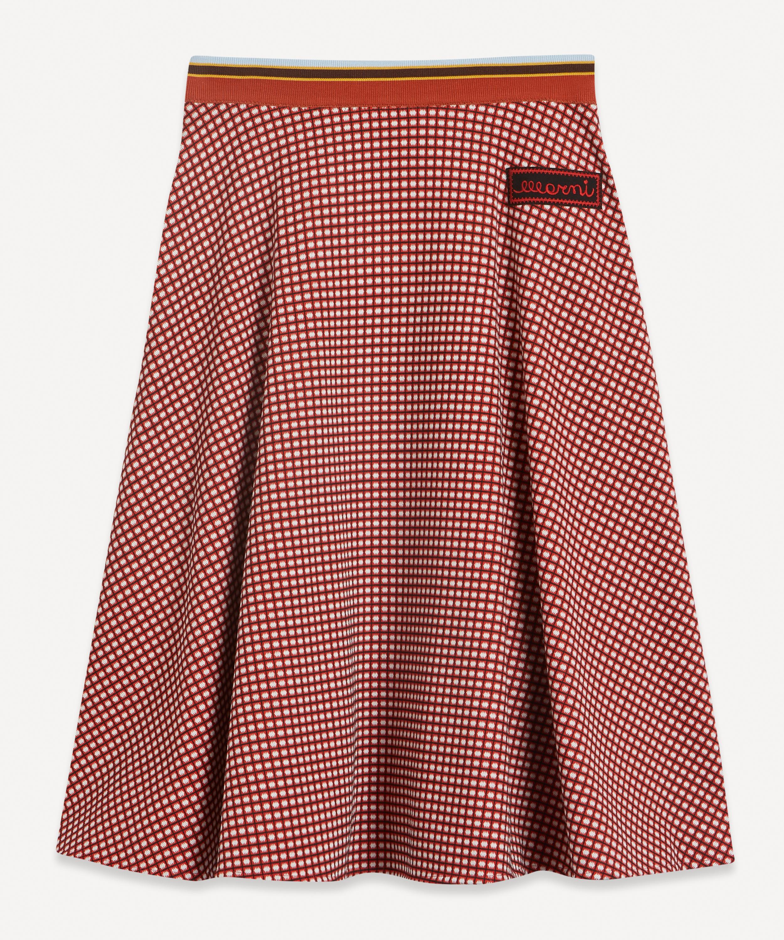Marni - Checked Circle Skirt
