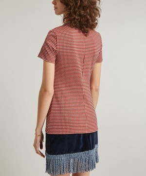 Marni - Jacquard-Knitted Short-Sleeve Polo Shirt image number 3