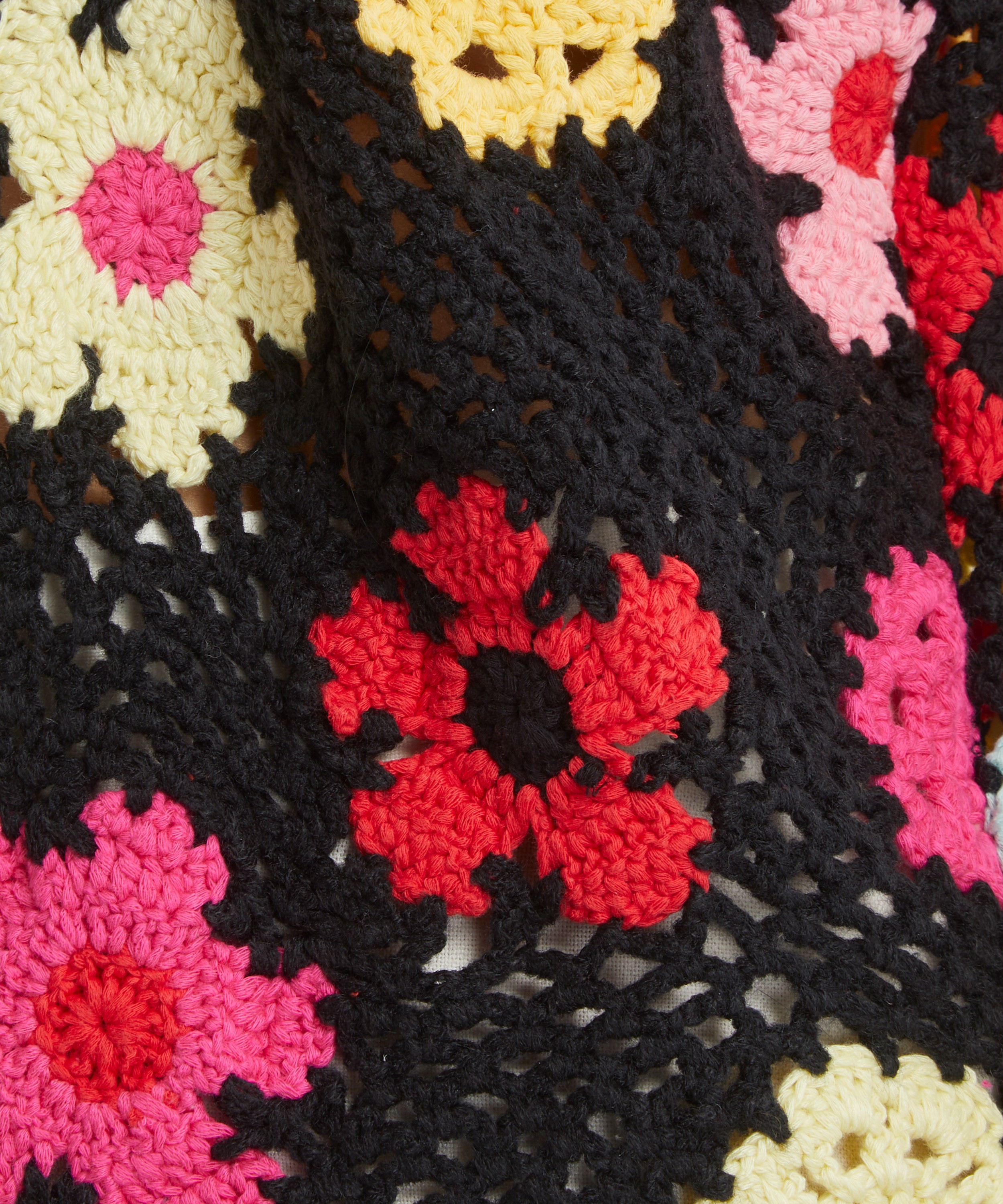 Kaleidoscope Classic Granny Square Crochet Print Leggings