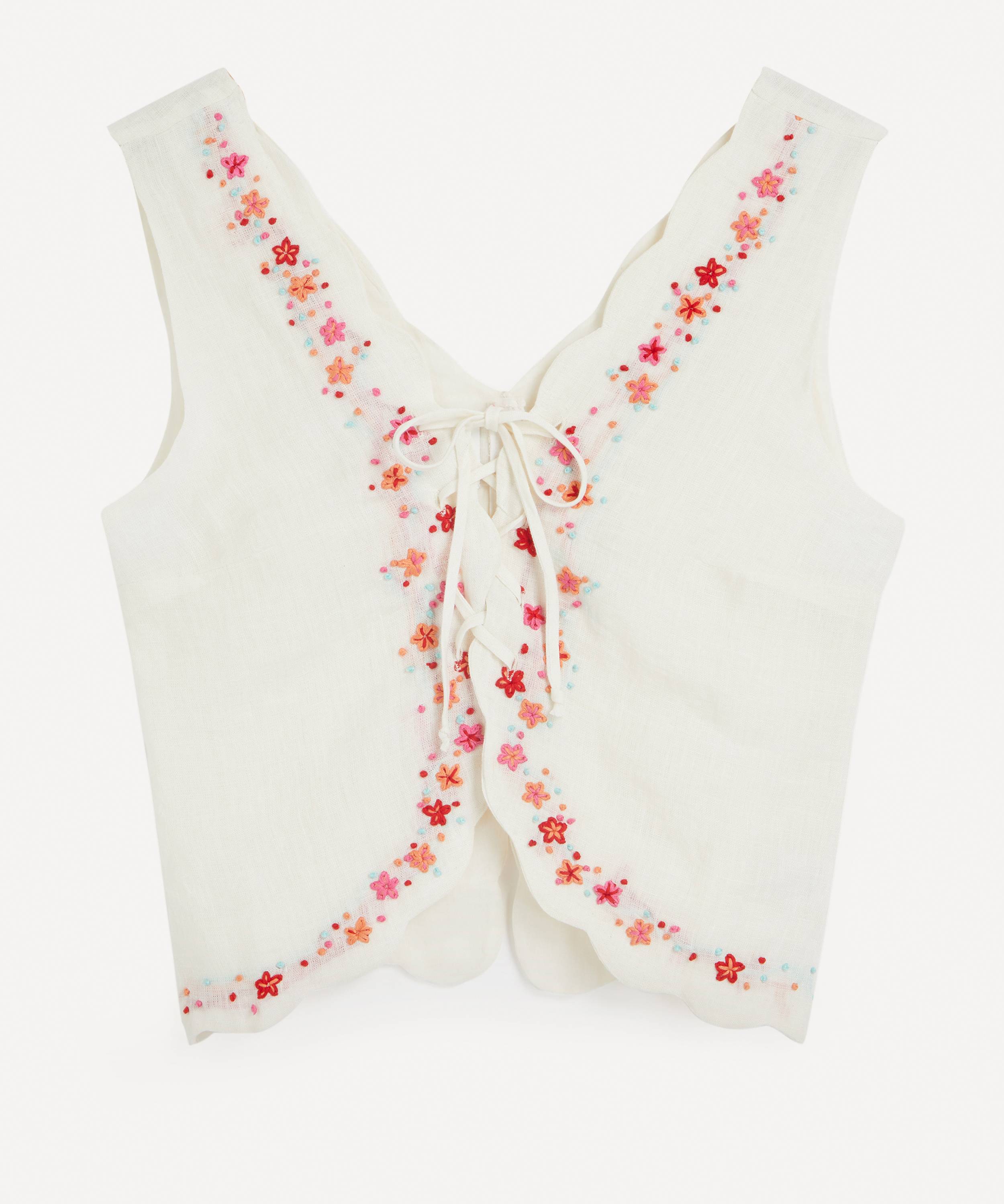 Tach Clothing Simone Hand-Embroidered Top | Liberty