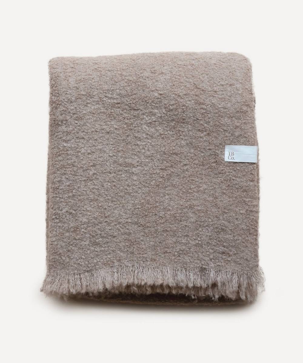 The Tartan Blanket Co. - Oatmeal Undyed Alpaca Blanket