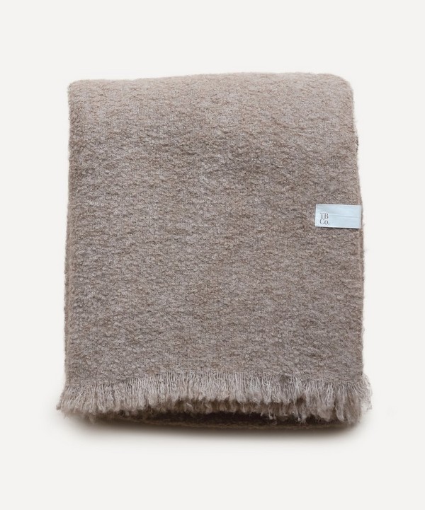 The Tartan Blanket Co. - Oatmeal Undyed Alpaca Blanket