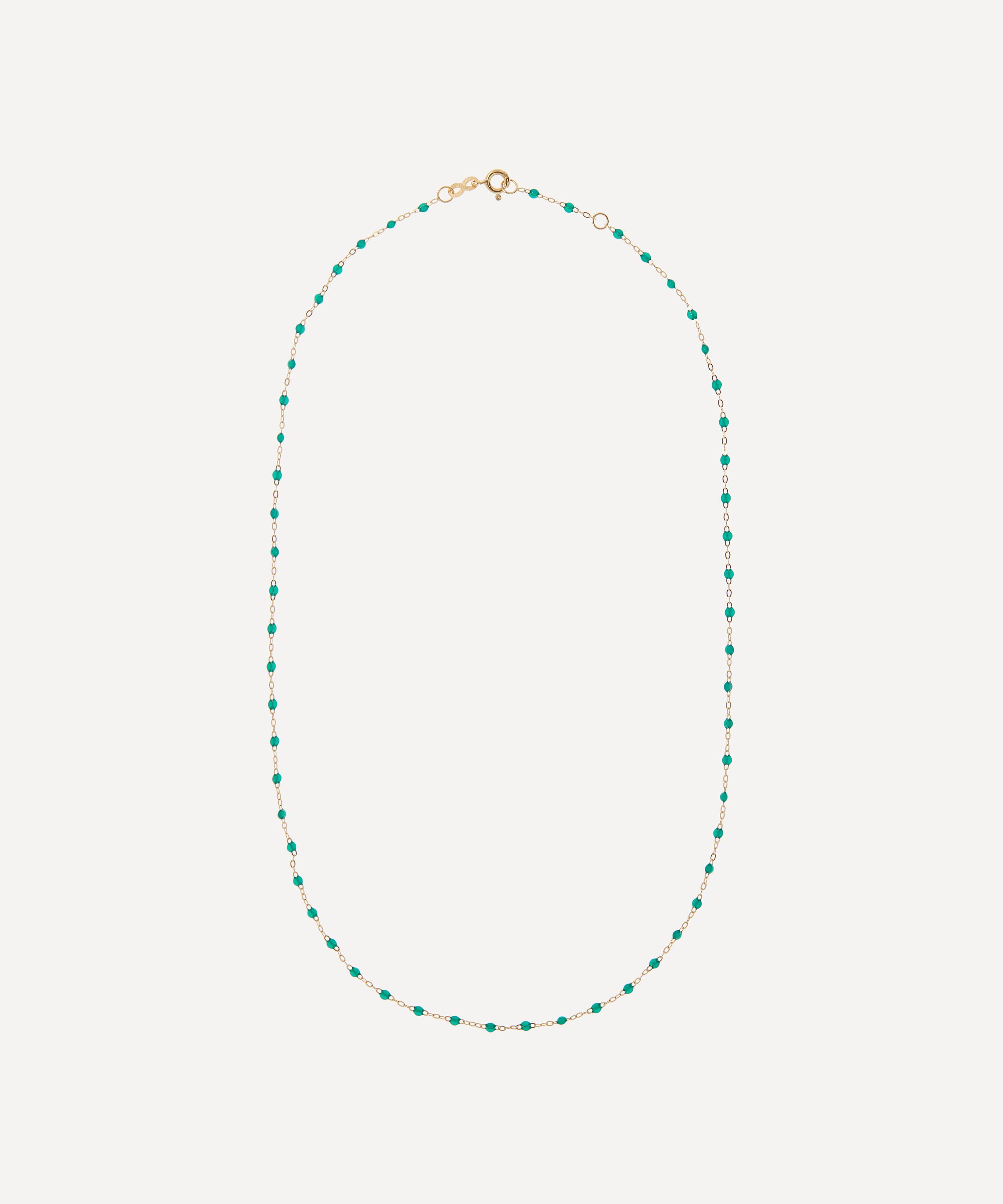 Gigi Clozeau - 18ct Gold Classic Gigi Resin Bead Necklace