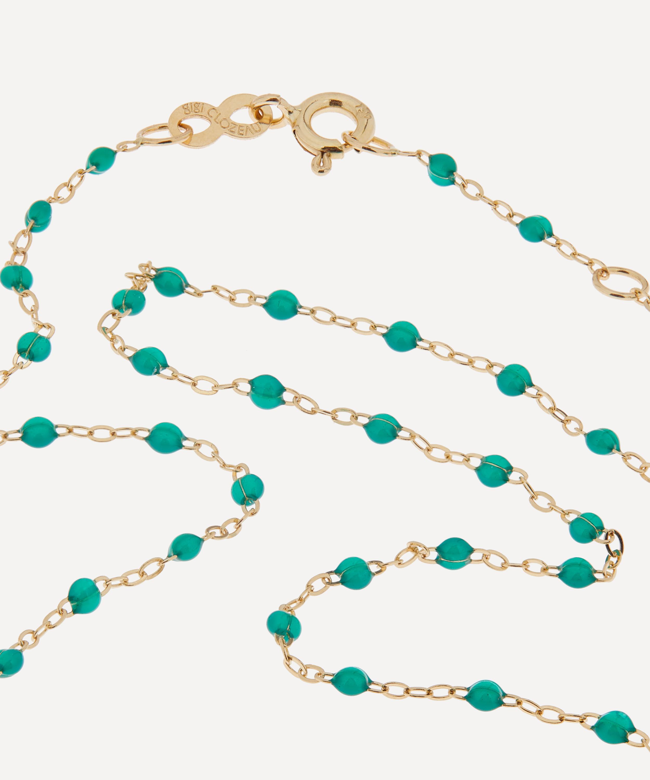 Gigi Clozeau - 18ct Gold Classic Gigi Resin Bead Necklace image number 2