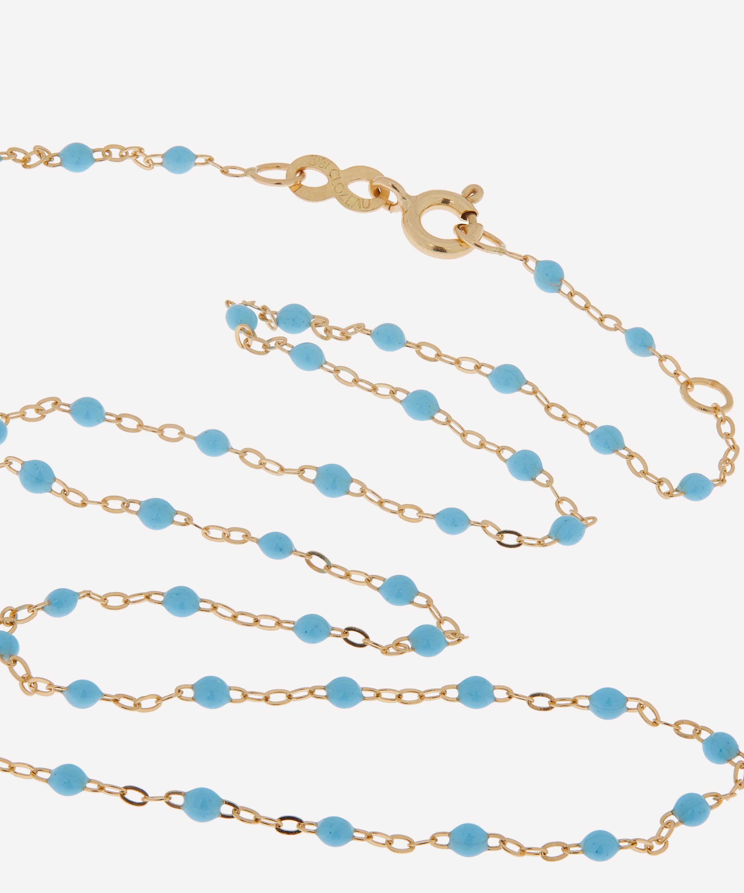 Gigi Clozeau - 18ct Gold Classic Gigi Resin Bead Necklace image number 1