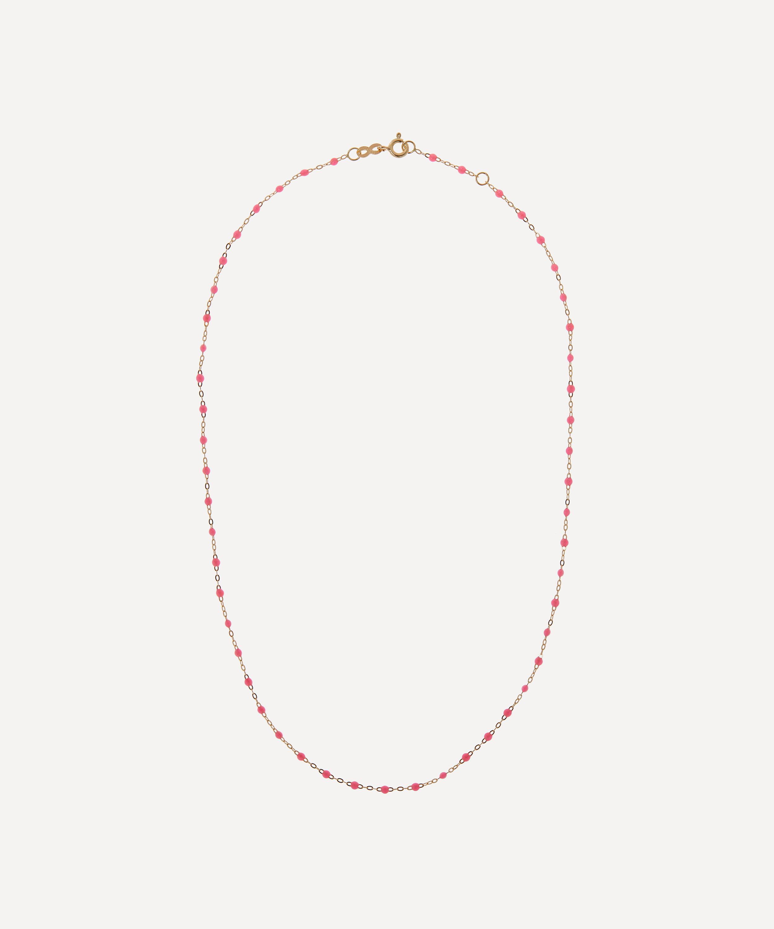 Gigi Clozeau - 18ct Gold Classic Gigi Resin Bead Necklace image number 0