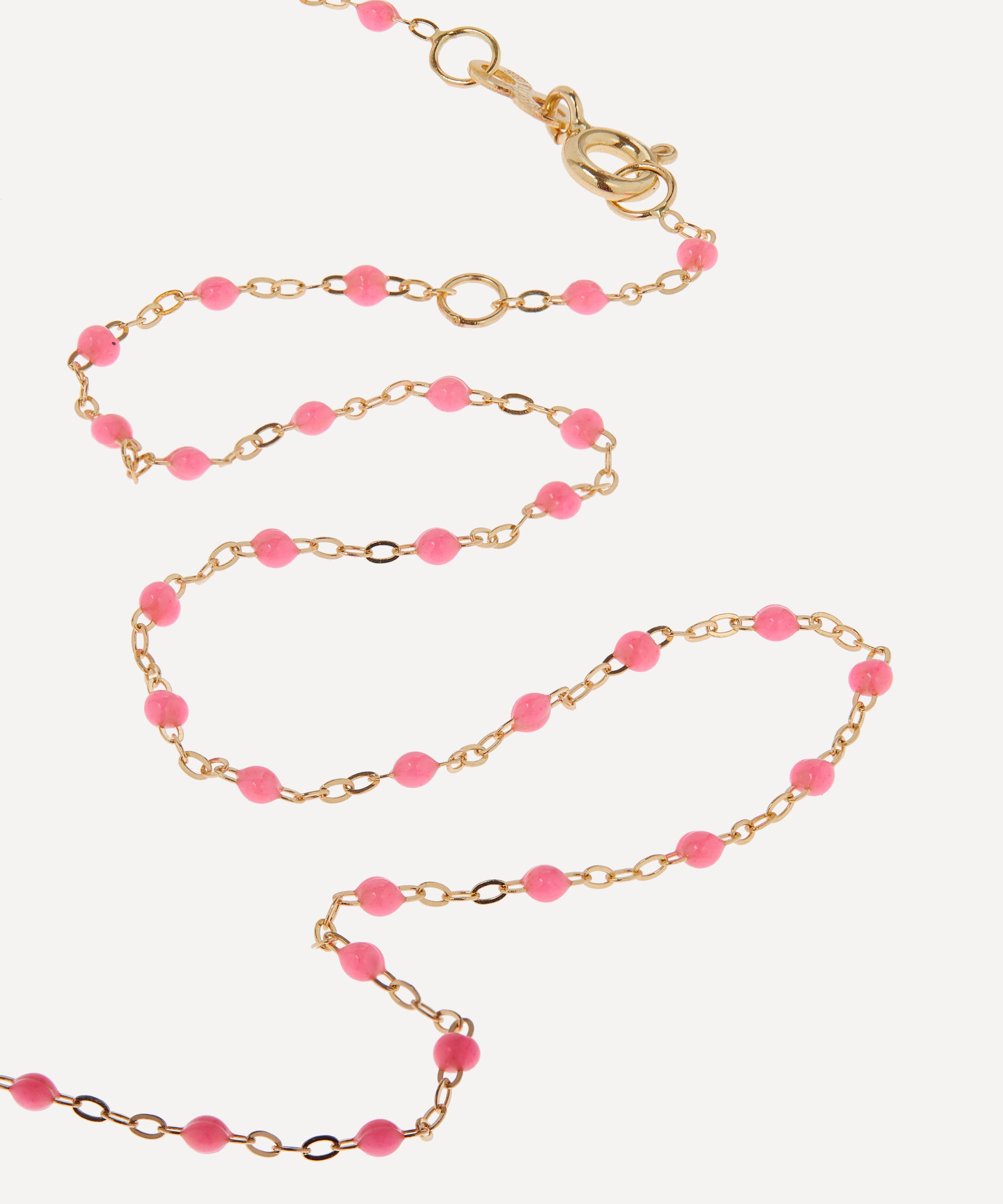 Gigi Clozeau - 18ct Gold Classic Gigi Resin Bead Necklace image number 1