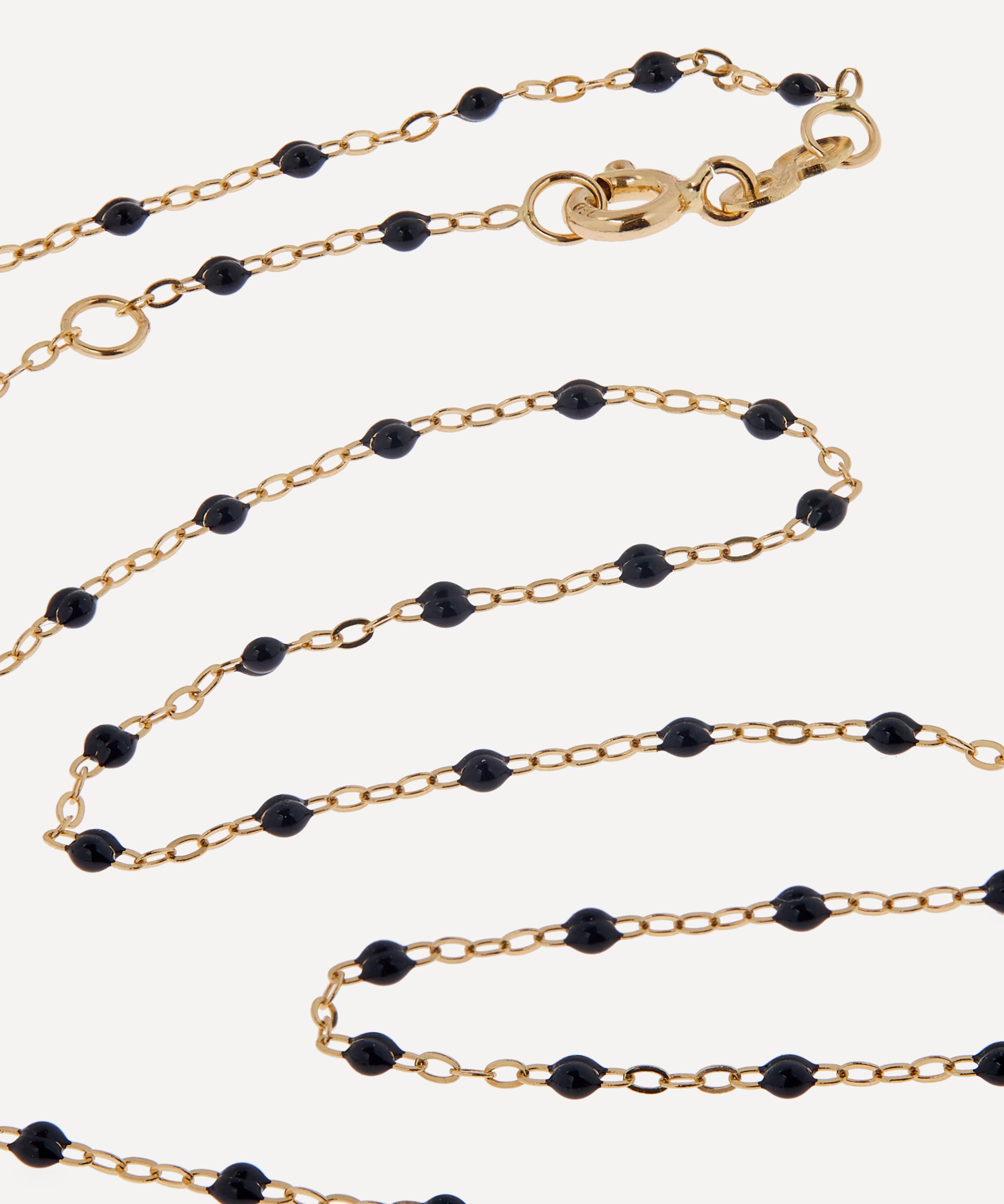 Gigi Clozeau - 18ct Gold Classic Gigi Resin Bead Necklace image number 1