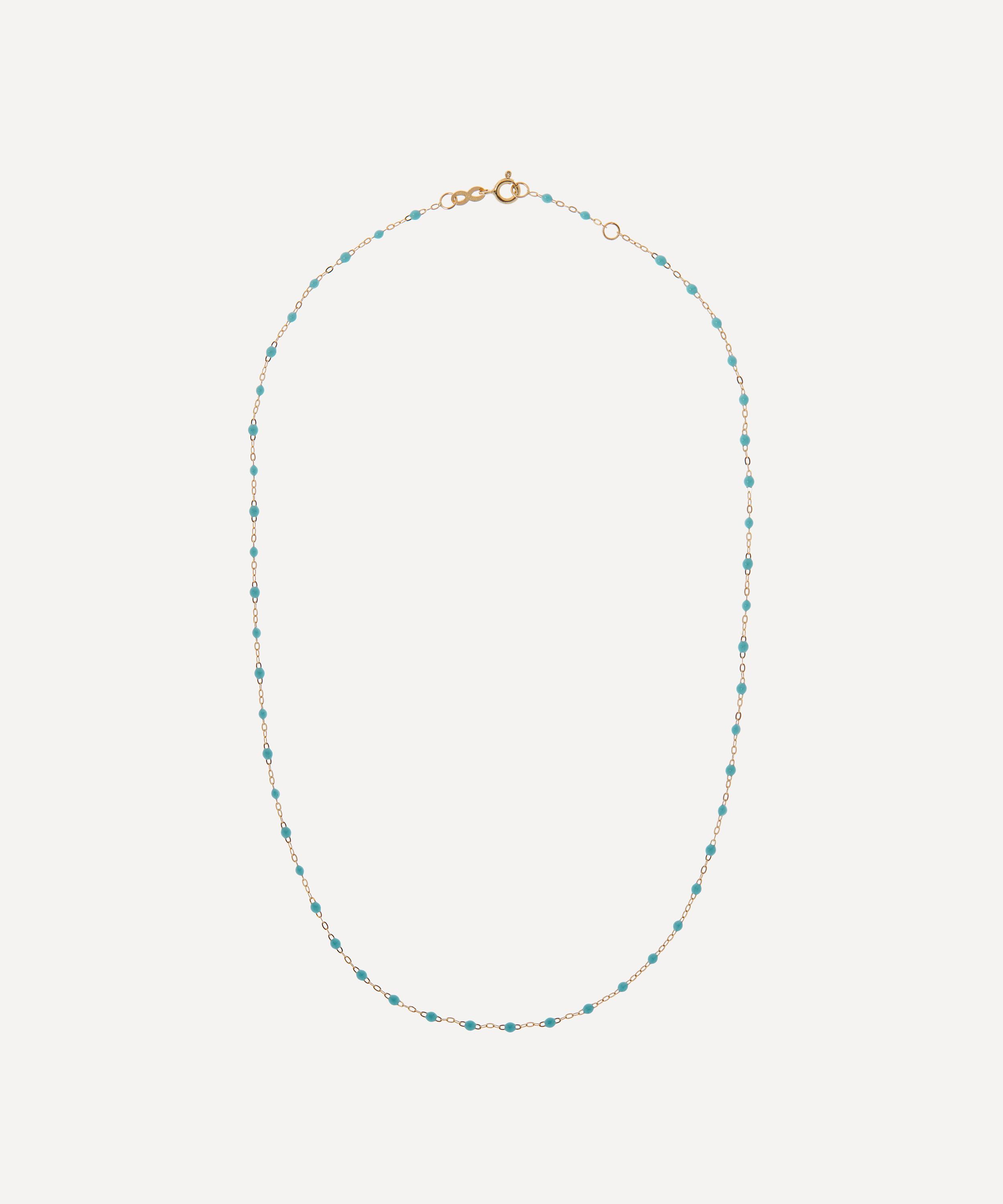 Gigi Clozeau - 18ct Gold Classic Gigi Resin Bead Necklace image number 0