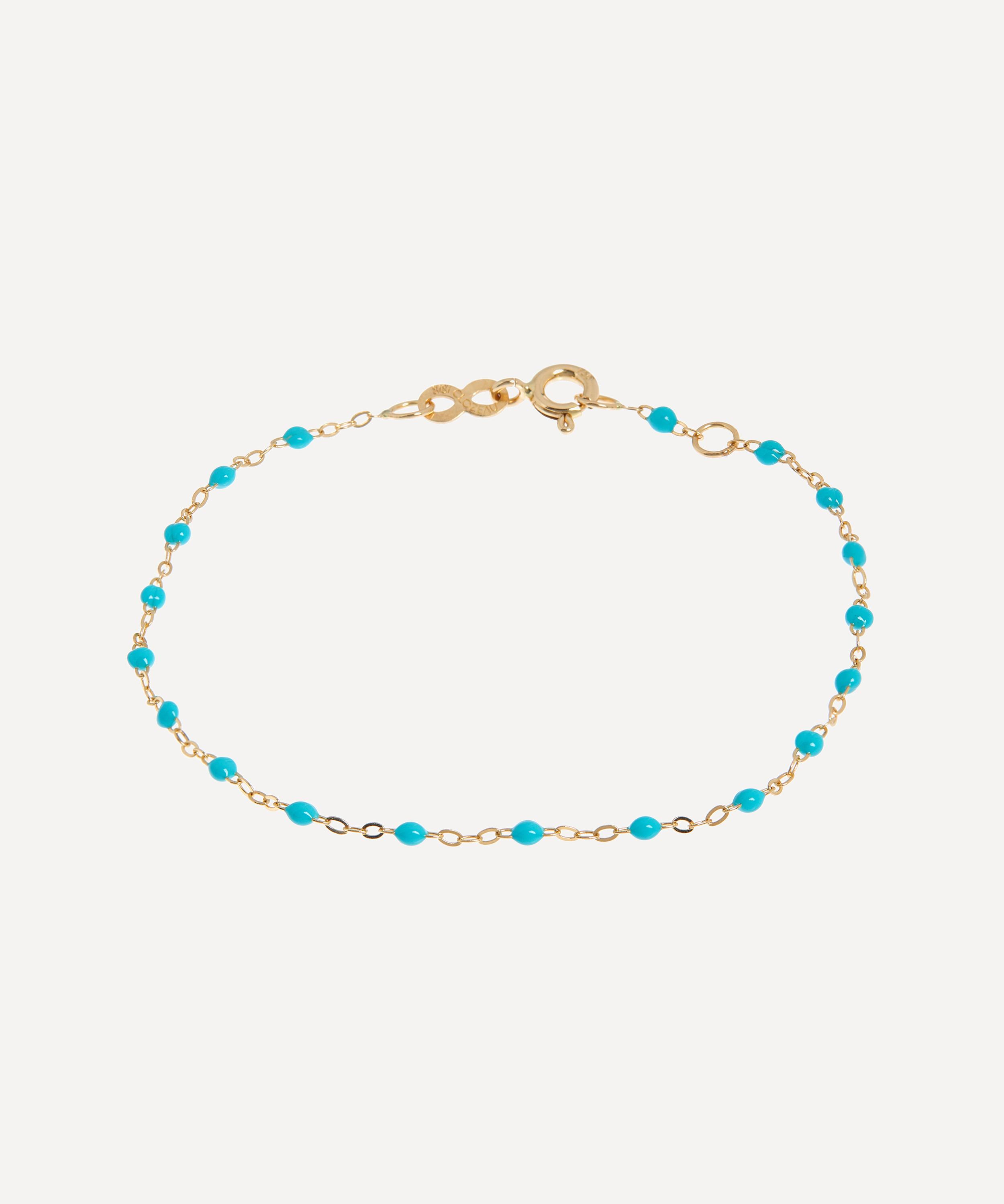 Gigi Clozeau - 18ct Gold Classic Gigi Resin Bead Bracelet