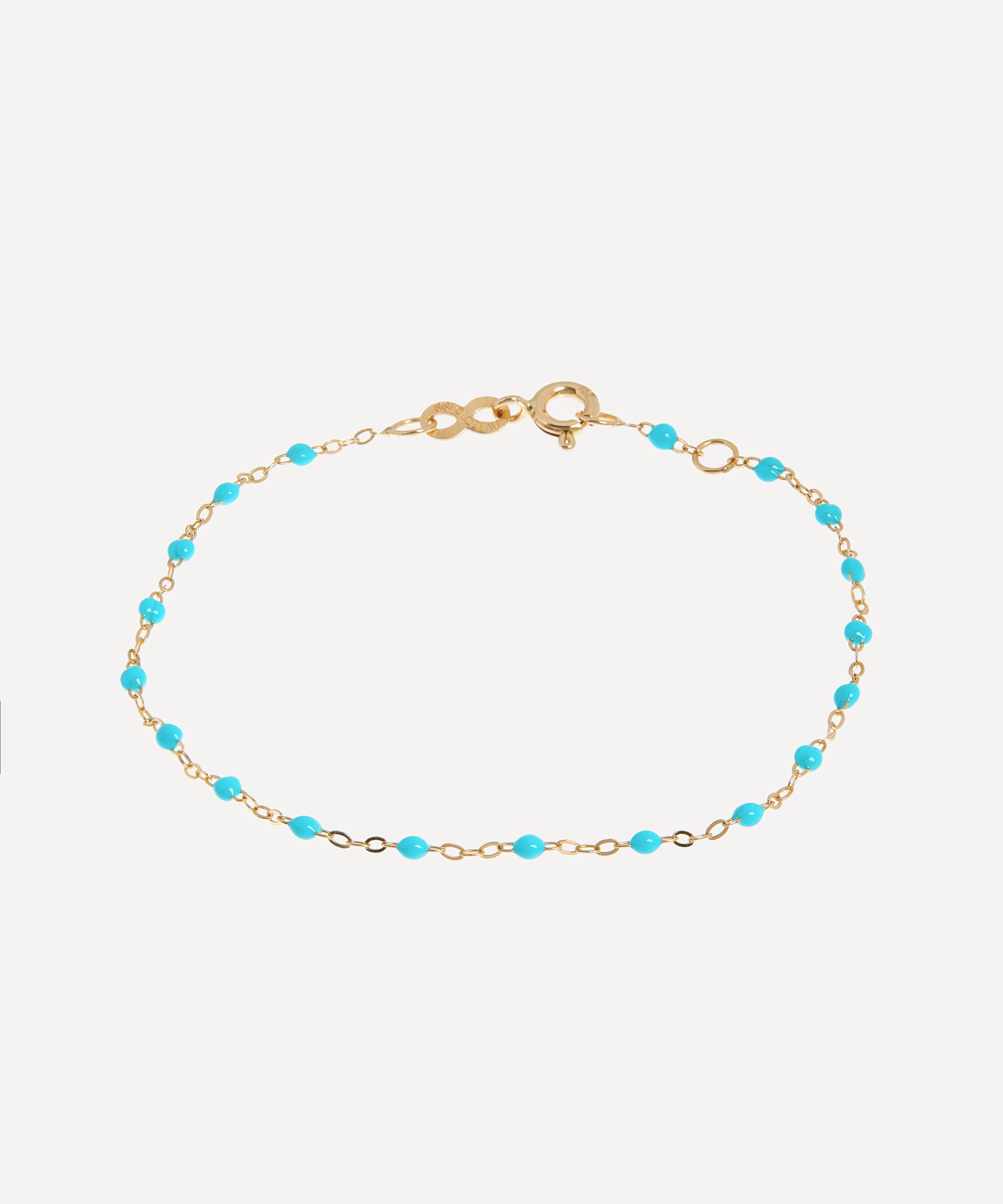 Gigi Clozeau - 18ct Gold Classic Gigi Resin Bead Bracelet image number 0