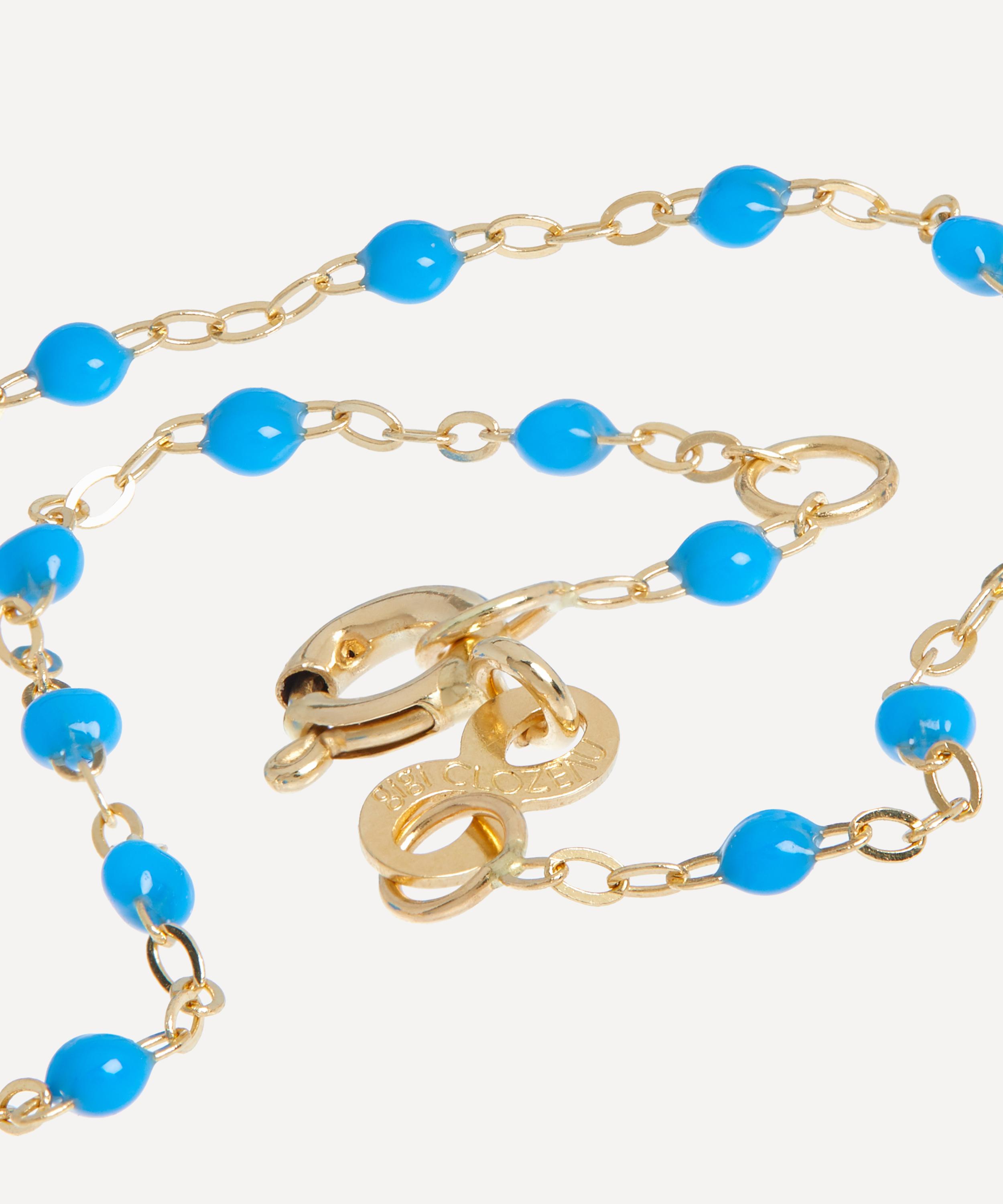 Gigi Clozeau - 18ct Gold Classic Gigi Resin Bead Bracelet image number 3