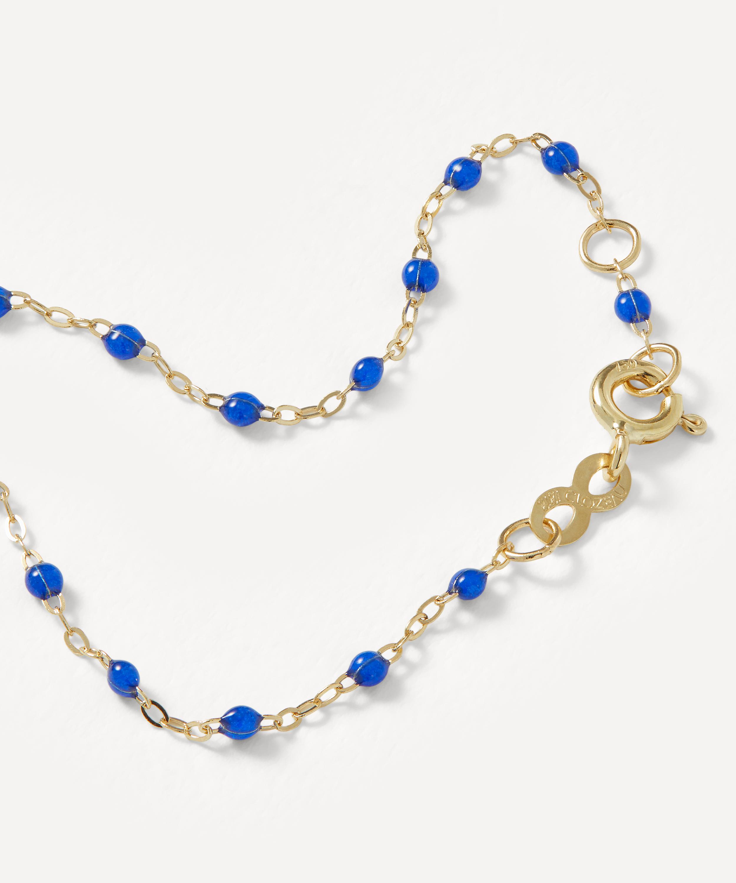 Gigi Clozeau - 18ct Gold Classic Gigi Resin Bead Bracelet image number 1