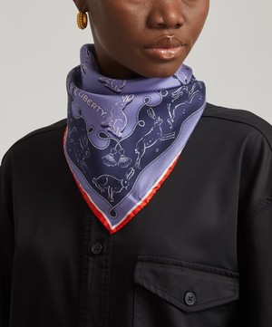 Liberty - Elegant Leap Square Silk Twill Scarf image number 1