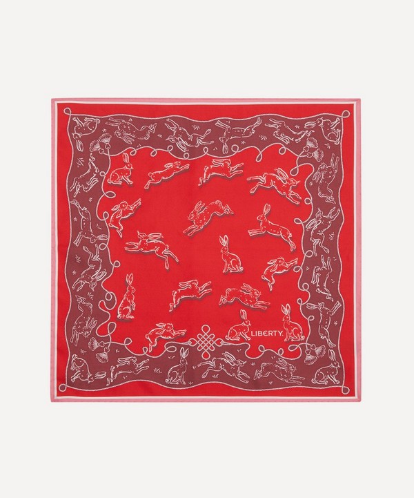 Liberty - Elegant Leap Square Silk Twill Scarf image number null