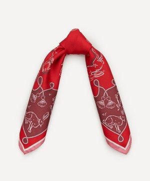 Liberty - Elegant Leap Square Silk Twill Scarf image number 2