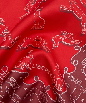 Liberty - Elegant Leap Square Silk Twill Scarf image number 4