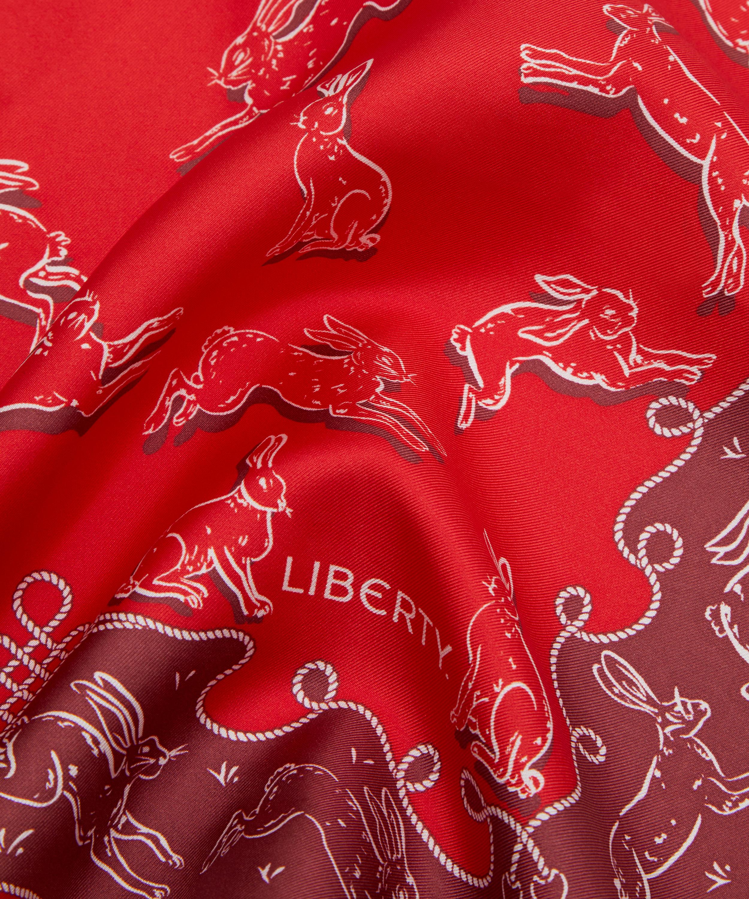 Liberty - Elegant Leap Square Silk Twill Scarf image number 4