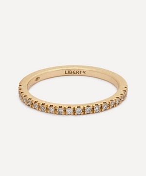 Liberty - 9ct Gold Diamond Rainbow Ring image number 0