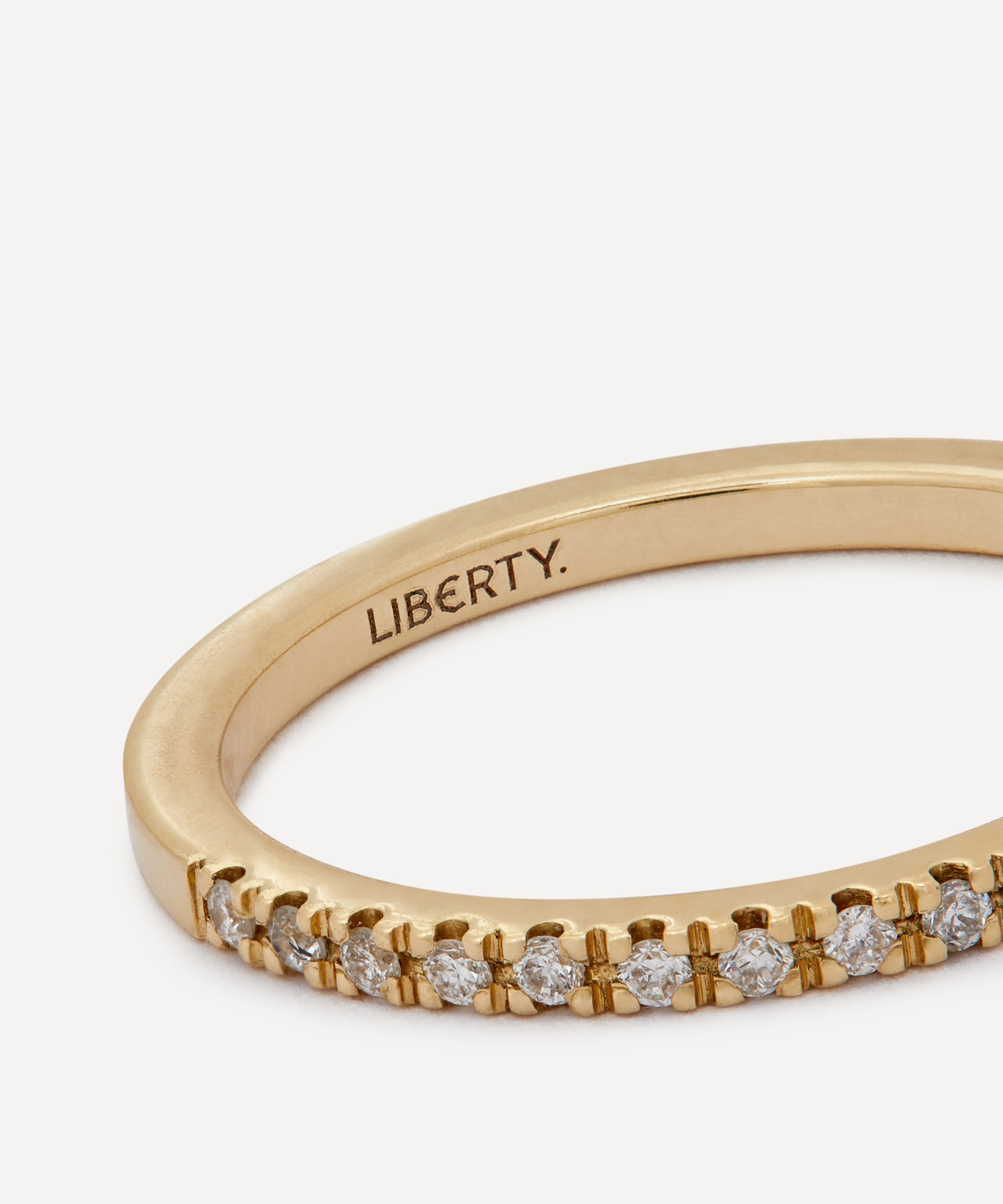 Liberty - 9ct Gold Diamond Rainbow Ring image number 3