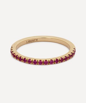Liberty - 9ct Gold Ruby Rainbow Ring image number 0