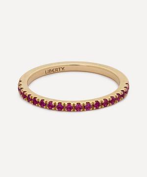 Liberty - 9ct Gold Ruby Rainbow Ring image number 0