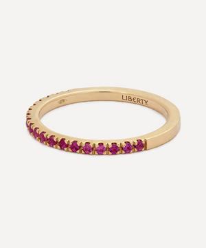 Liberty - 9ct Gold Ruby Rainbow Ring image number 2