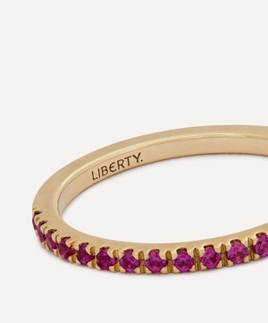 Liberty - 9ct Gold Ruby Rainbow Ring image number 3