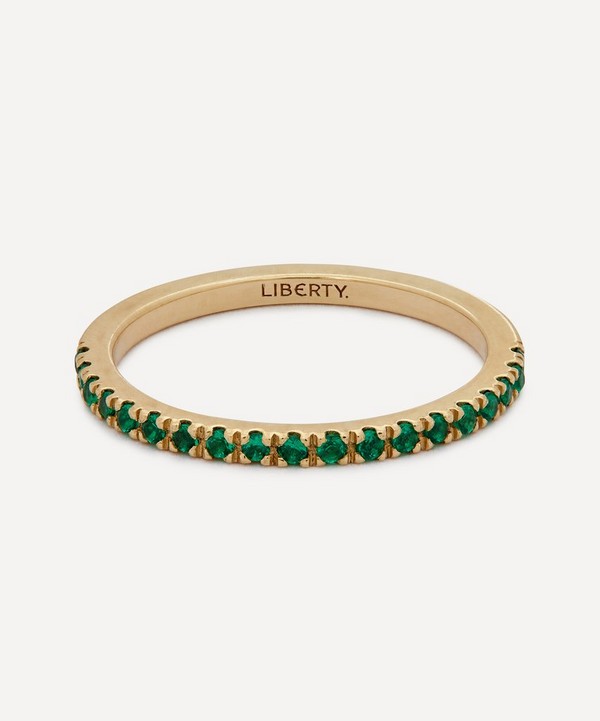 Liberty - 9ct Gold Tsavorite Rainbow Ring