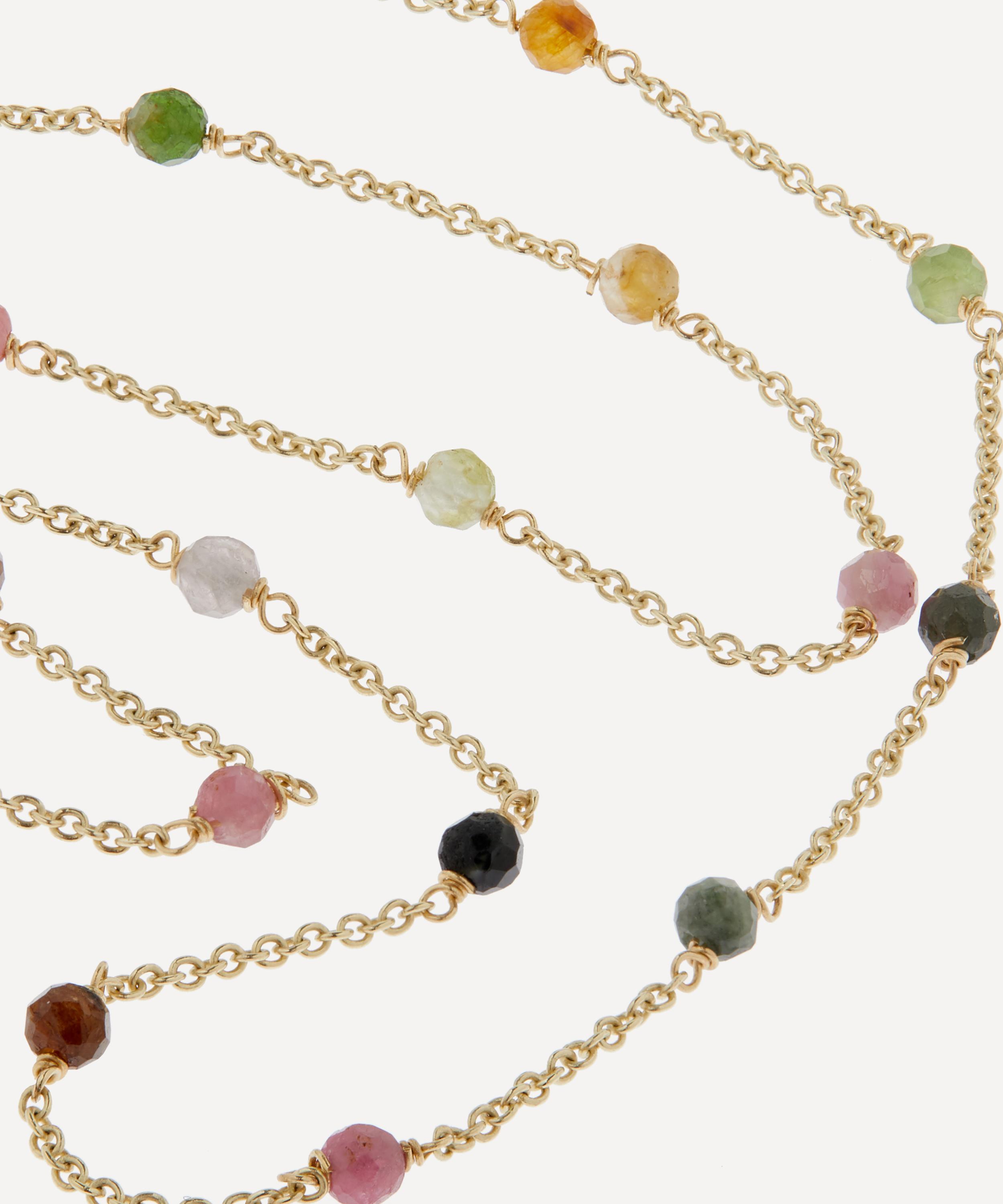 Liberty - 9ct Gold Pepper Multi Tourmaline Necklace image number 2