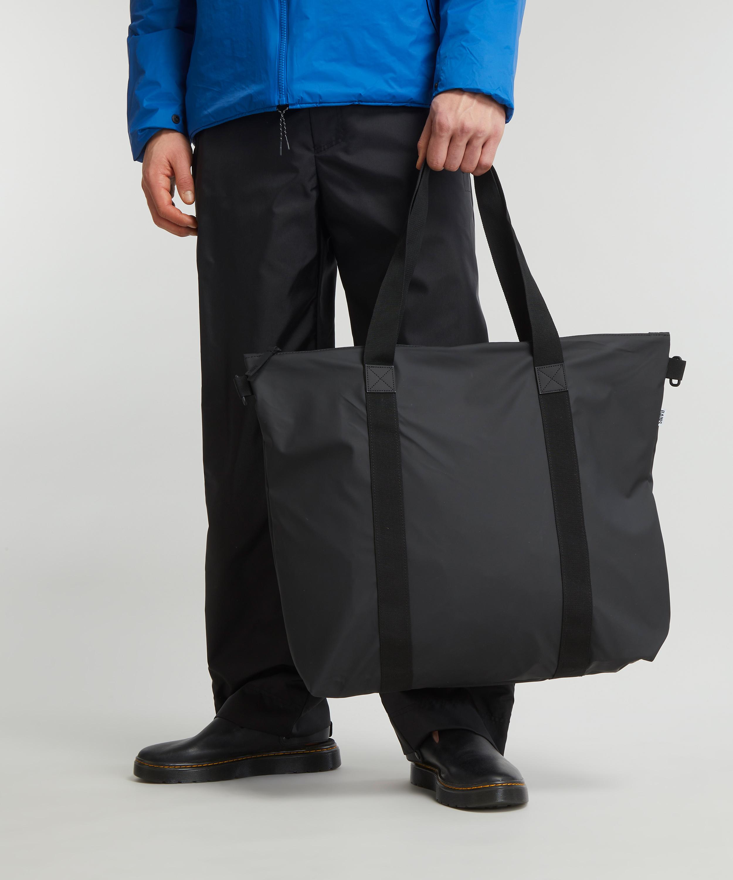 Rains tote bag on sale black