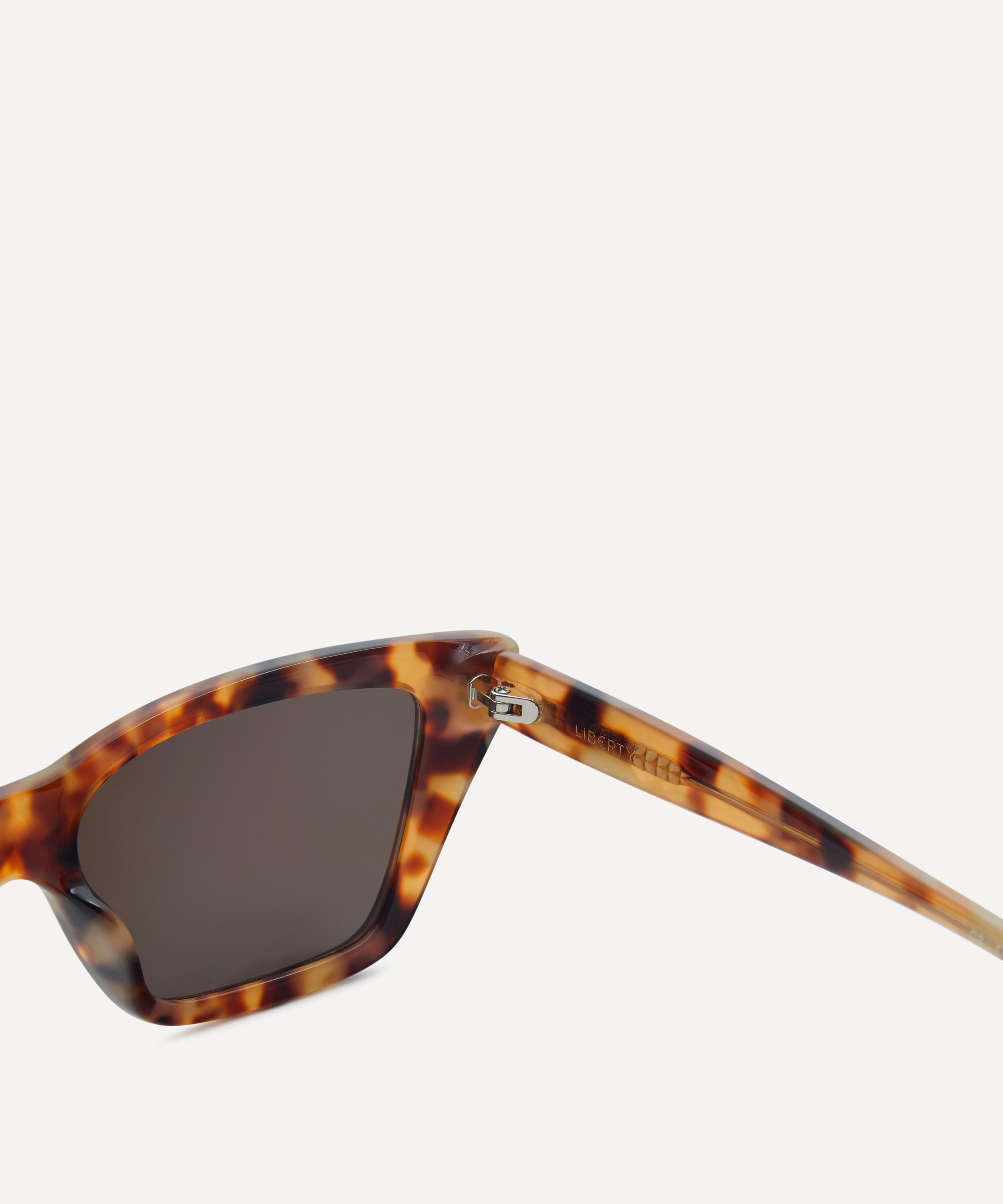 Liberty - Black With Print Angular Sunglasses image number 3