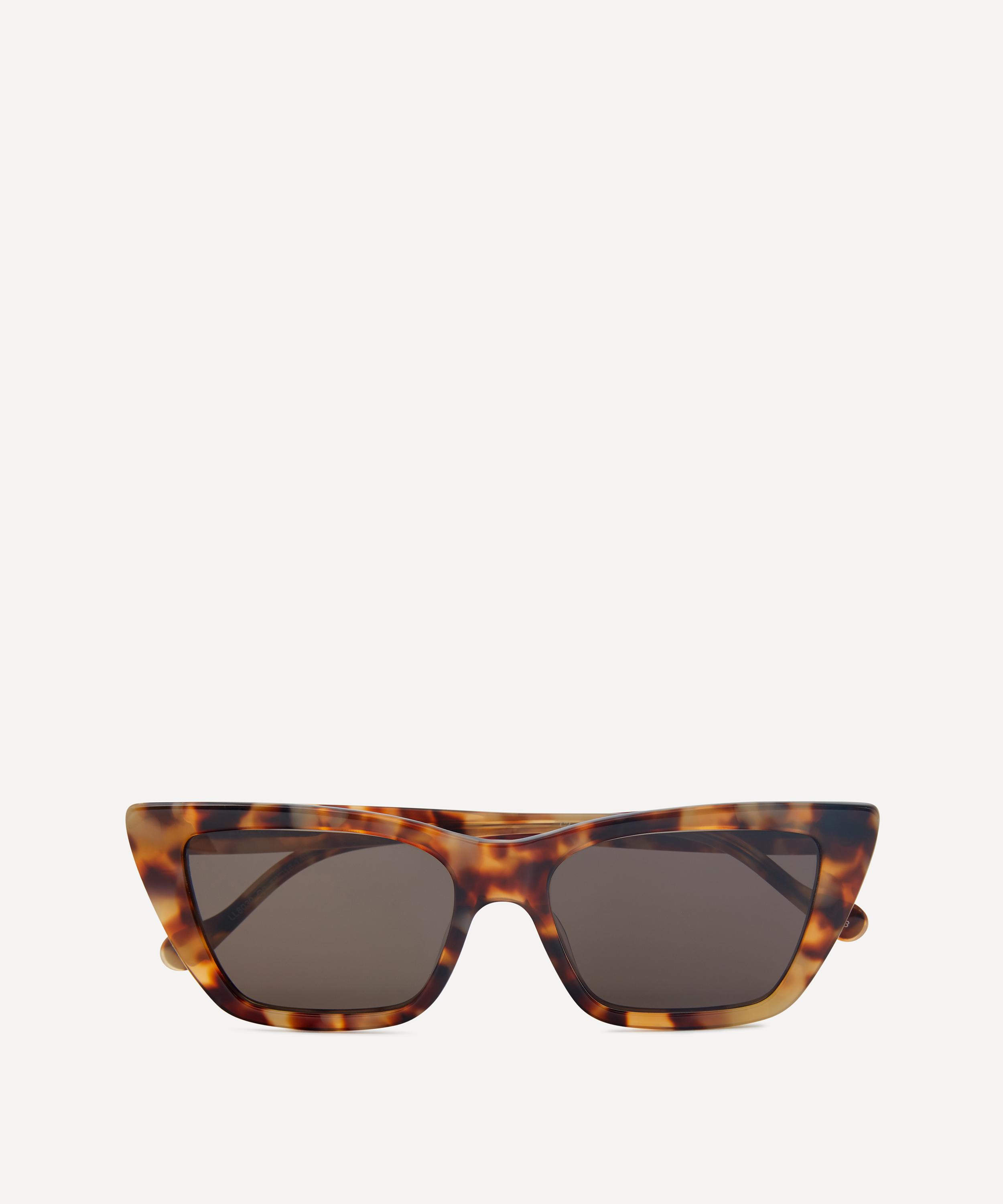 Liberty - Black With Print Angular Sunglasses image number 4